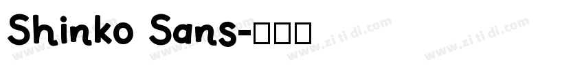 Shinko Sans字体转换